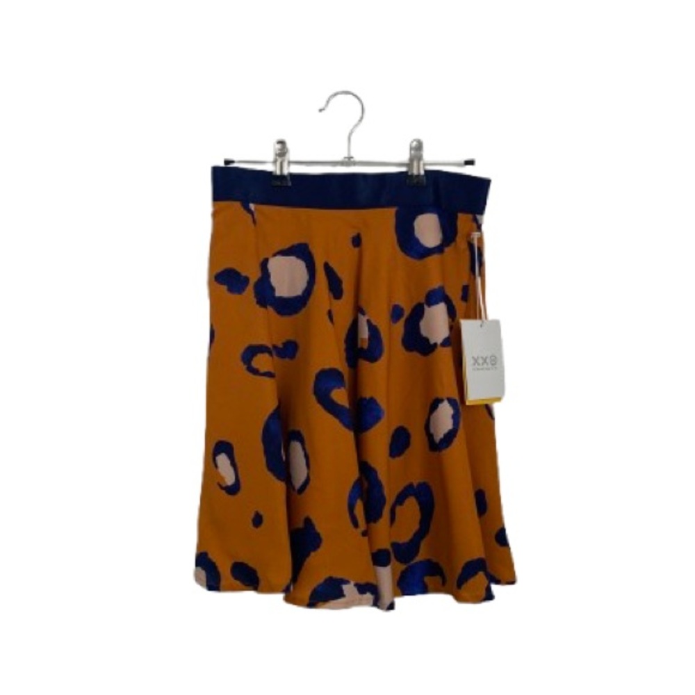 3.1 Phillip Lim x Target 20th Anniversary Leopard Skirt - Orange/Blue - Size 2